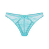 Agent Provocateur Rozlyn Thong (Turquoise) | Avec Amour Luxury Lingerie