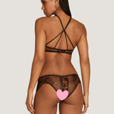 Agent Provocateur Vallentina Knicker Ouvert (Black) | Avec Amour Luxury Lingerie