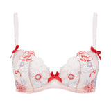 Agent Provocateur Zuri Bra (Red / Blue / Sand) | Avec Amour Luxury Lingerie
