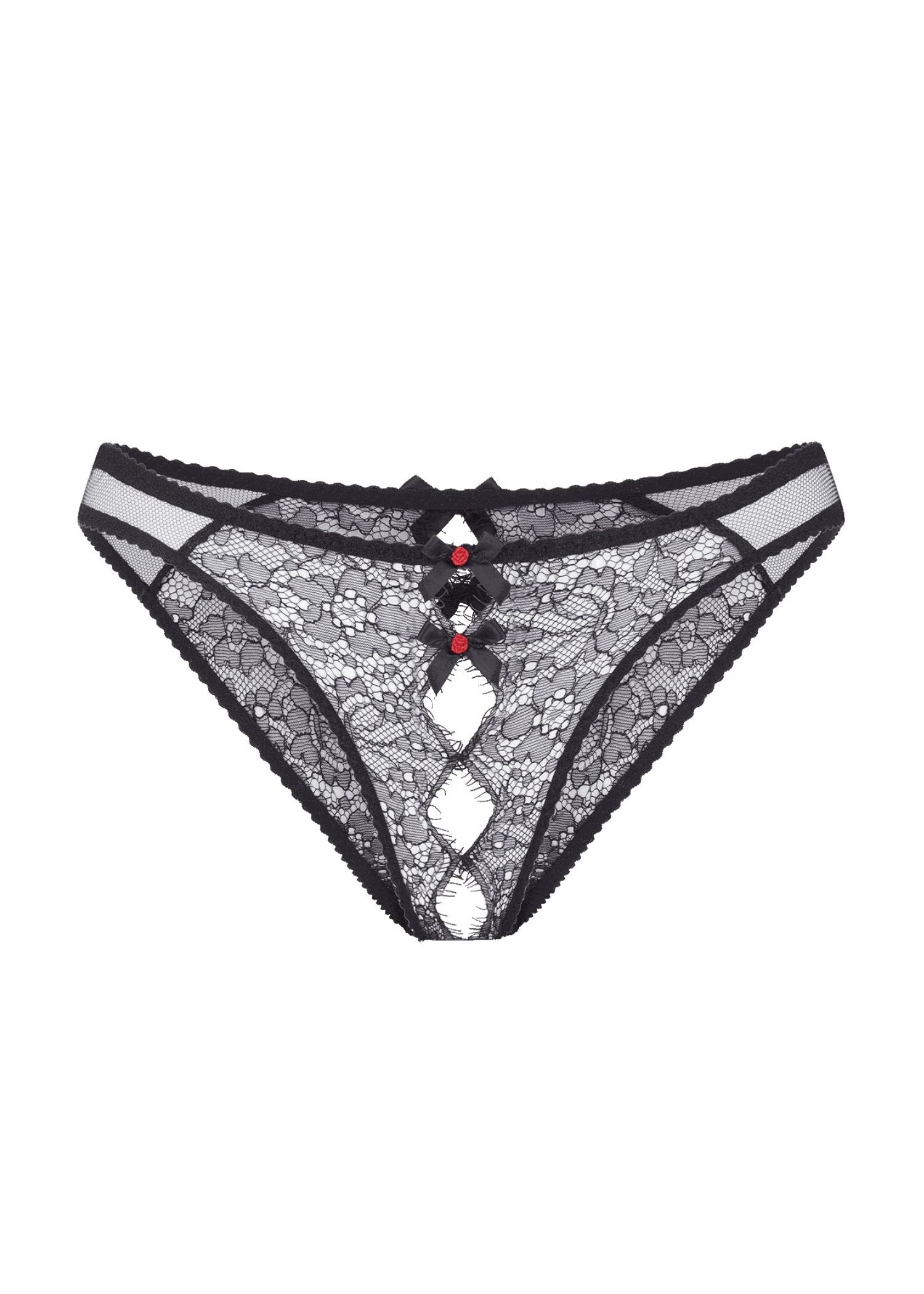 Agent Provocateur Lorna Lace Ouvert (Black) | Avec Amour Luxury Lingerie