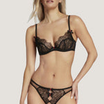 Agent Provocateur Lorna Lace Ouvert (Black) | Avec Amour Luxury Lingerie