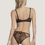 Agent Provocateur Lorna Lace Ouvert (Black) | Avec Amour Luxury Lingerie