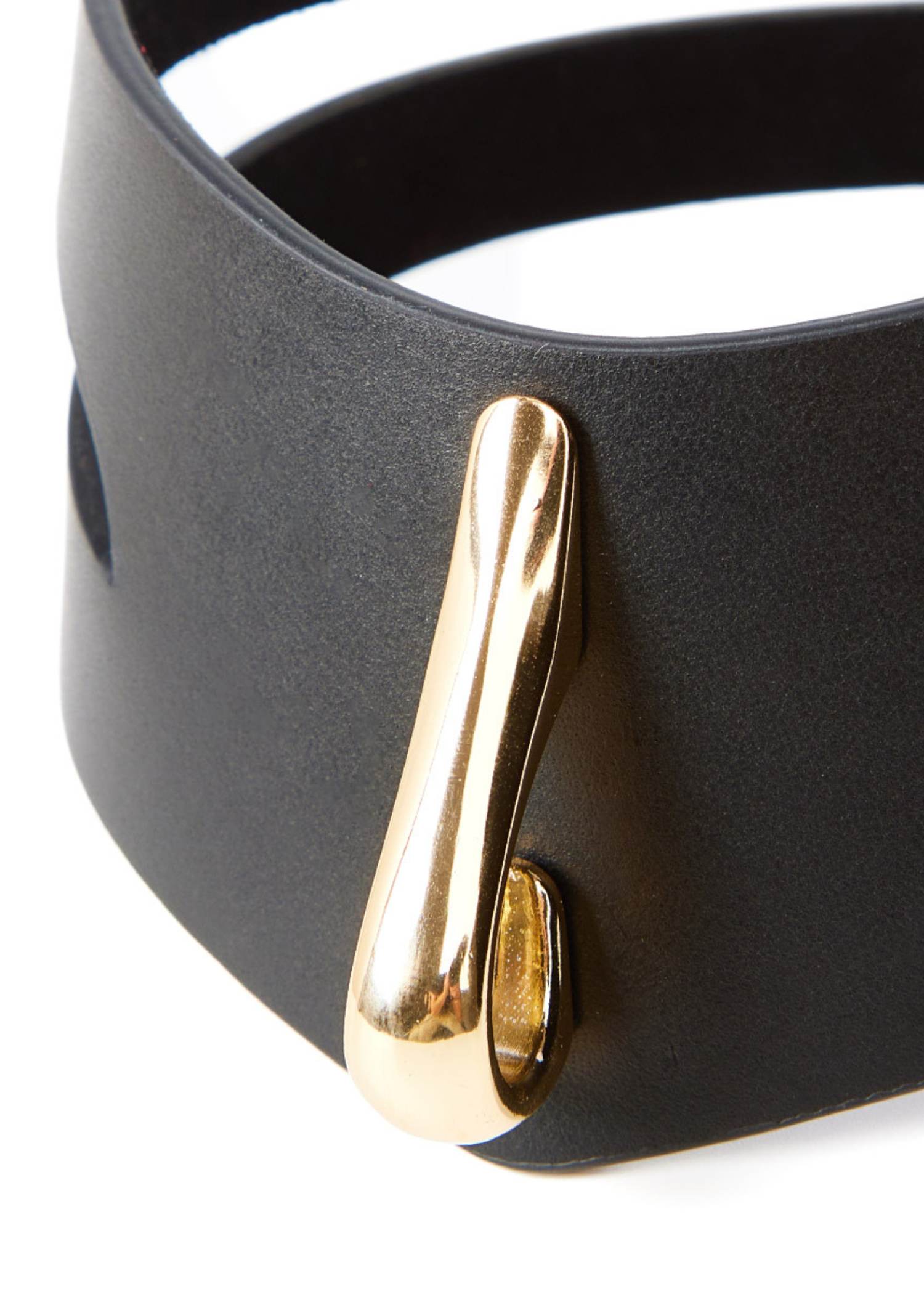 AVAM MOLTEN Leather Collar with Leash (Black) | Avec Amour Lingerie