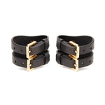 AVAM MOLTEN Leather Wrist Cuff (Black) | Avec Amour Lingerie