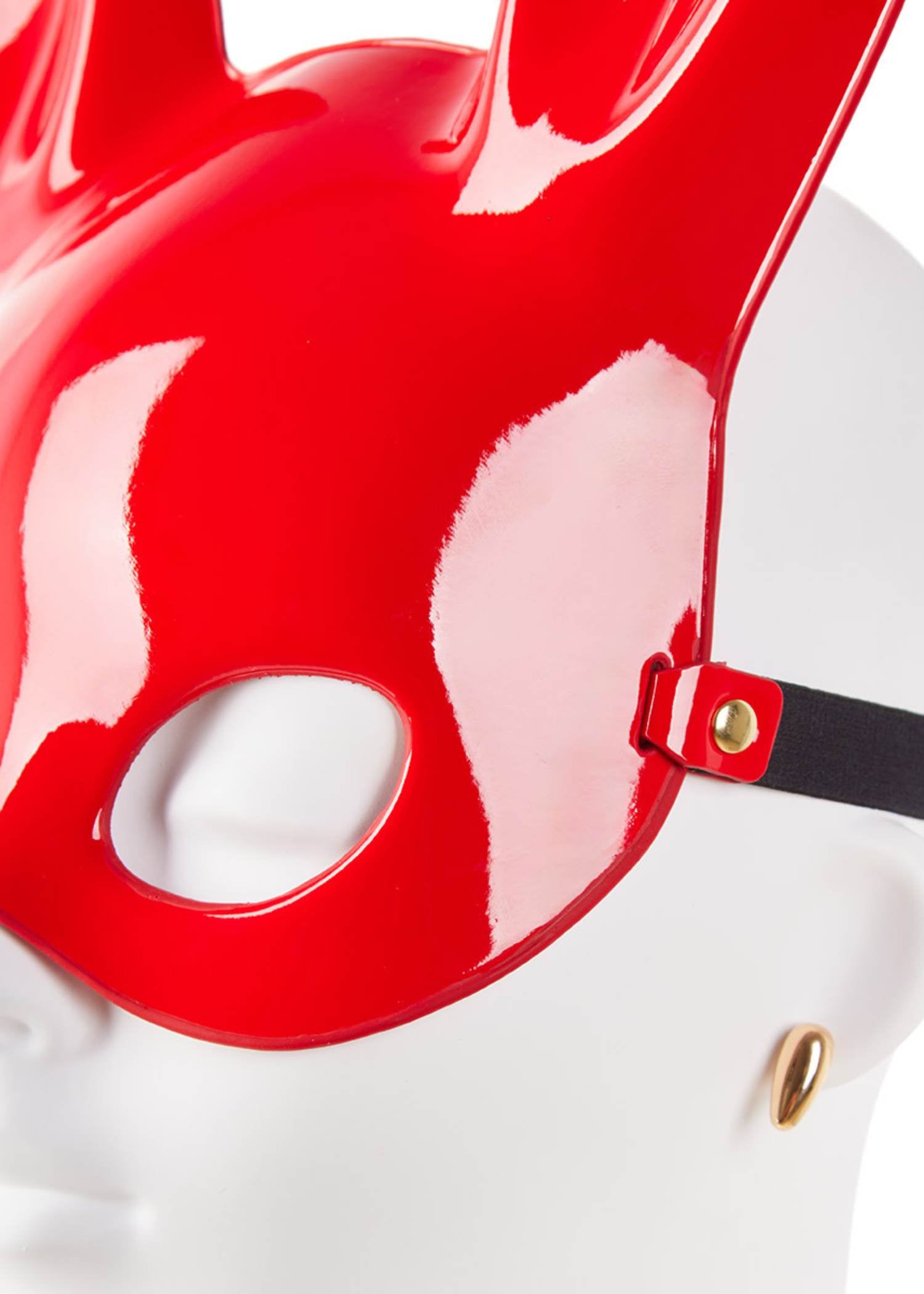 AVAM PLAY Bunny Mask (Red) | Avec Amour Lingerie