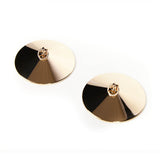 AVAM TIPPED Metal Nipple Covers with Mini Ring (Gold) | Avec Amour Lingerie