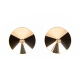AVAM TIPPED Metal Nipple Covers with Mini Ring (Gold) | Avec Amour Lingerie