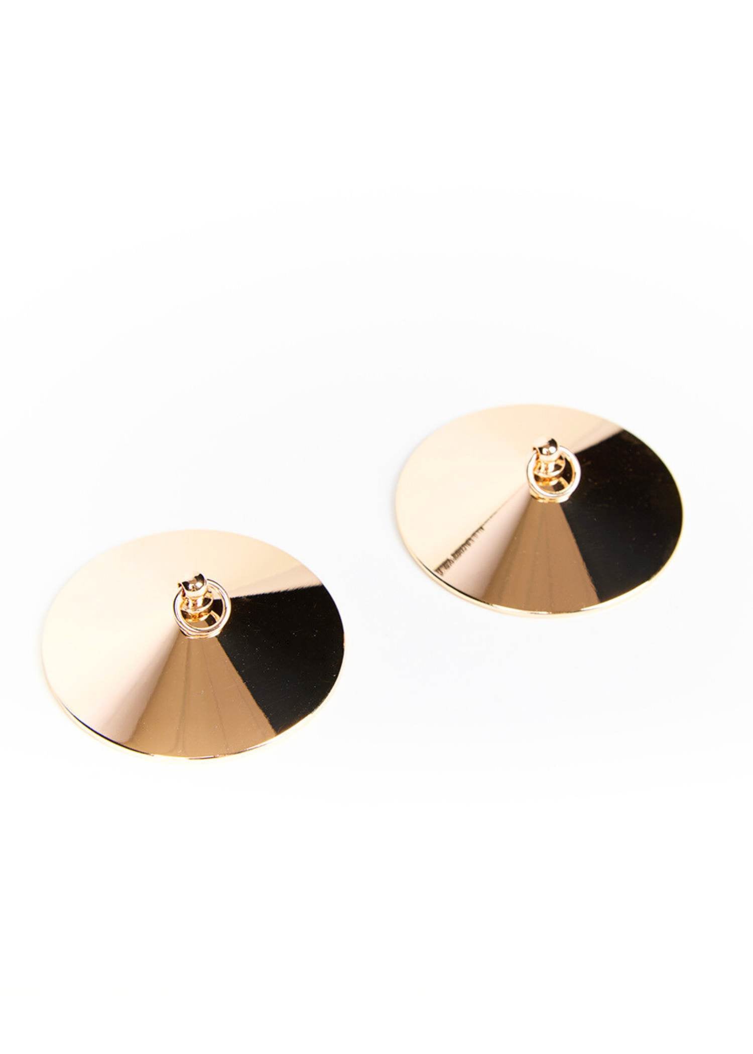 AVAM TIPPED Metal Nipple Covers with Mini Ring (Gold) | Avec Amour Lingerie
