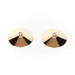 AVAM TIPPED Metal Nipple Covers with Mini Ring (Gold) | Avec Amour Lingerie