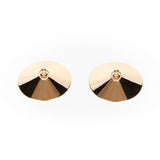 AVAM TIPPED Metal Nipple Covers with Mini Ring (Gold) | Avec Amour Lingerie