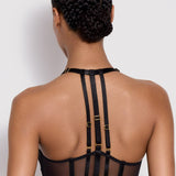 Art Deco Mesh Wrap Bra | Atelier Bordelle | Sexy Lingerie