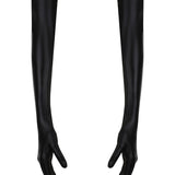 Baed Stories Lacquer Coated Long Gloves (Black) | Avec Amour Lingerie
