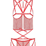 Baed Stories Night Of Enticements Set (Red) | Avec Amour Lingerie