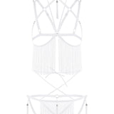 Baed Stories Night Of Enticements Set (White) | Avec Amour Lingerie