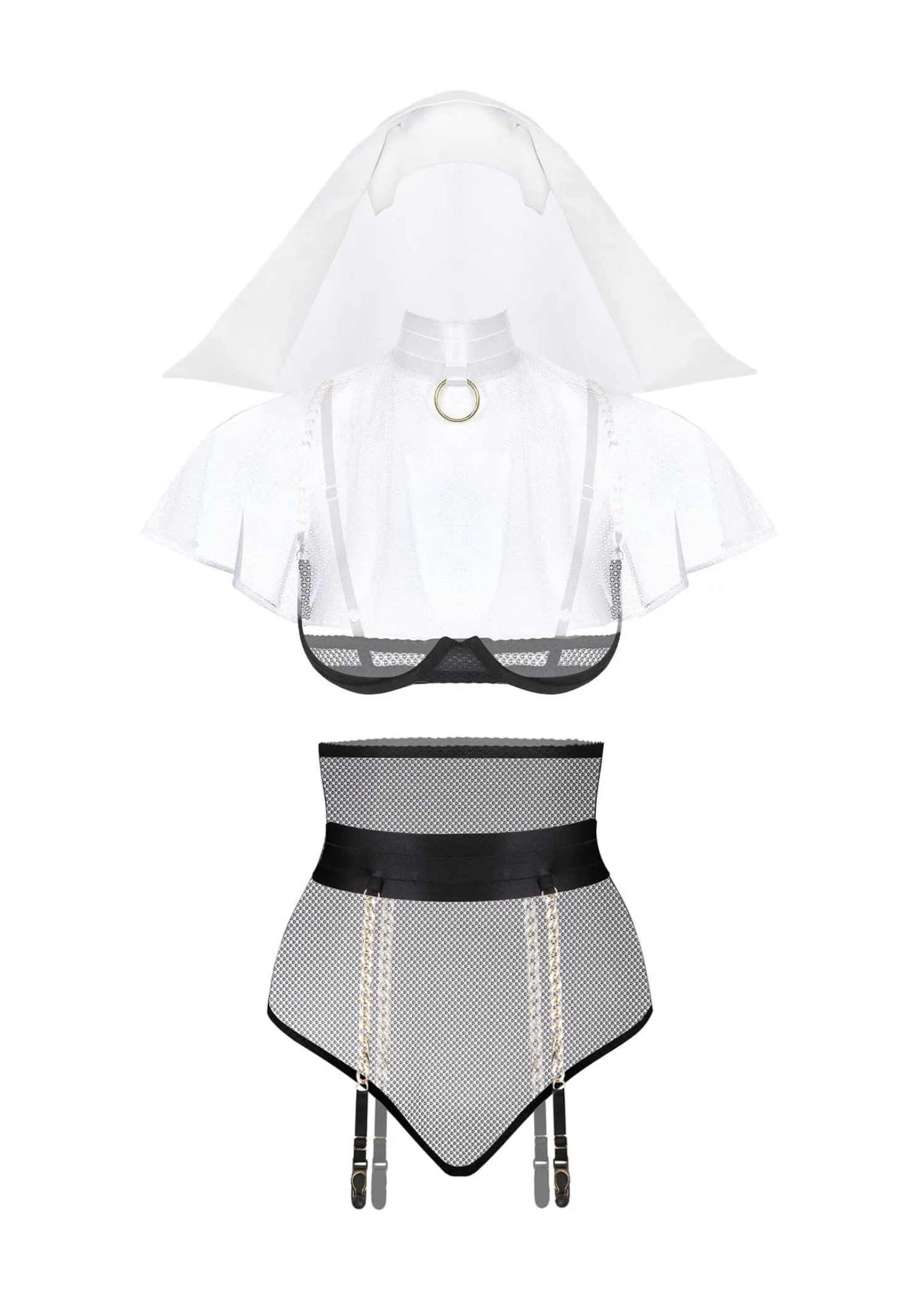 Baed Stories Nun Role-playing Lingerie Set | Avec Amour Lingerie Baed Stories Nun Role-playing Lingerie Set | Avec Amour Lingerie