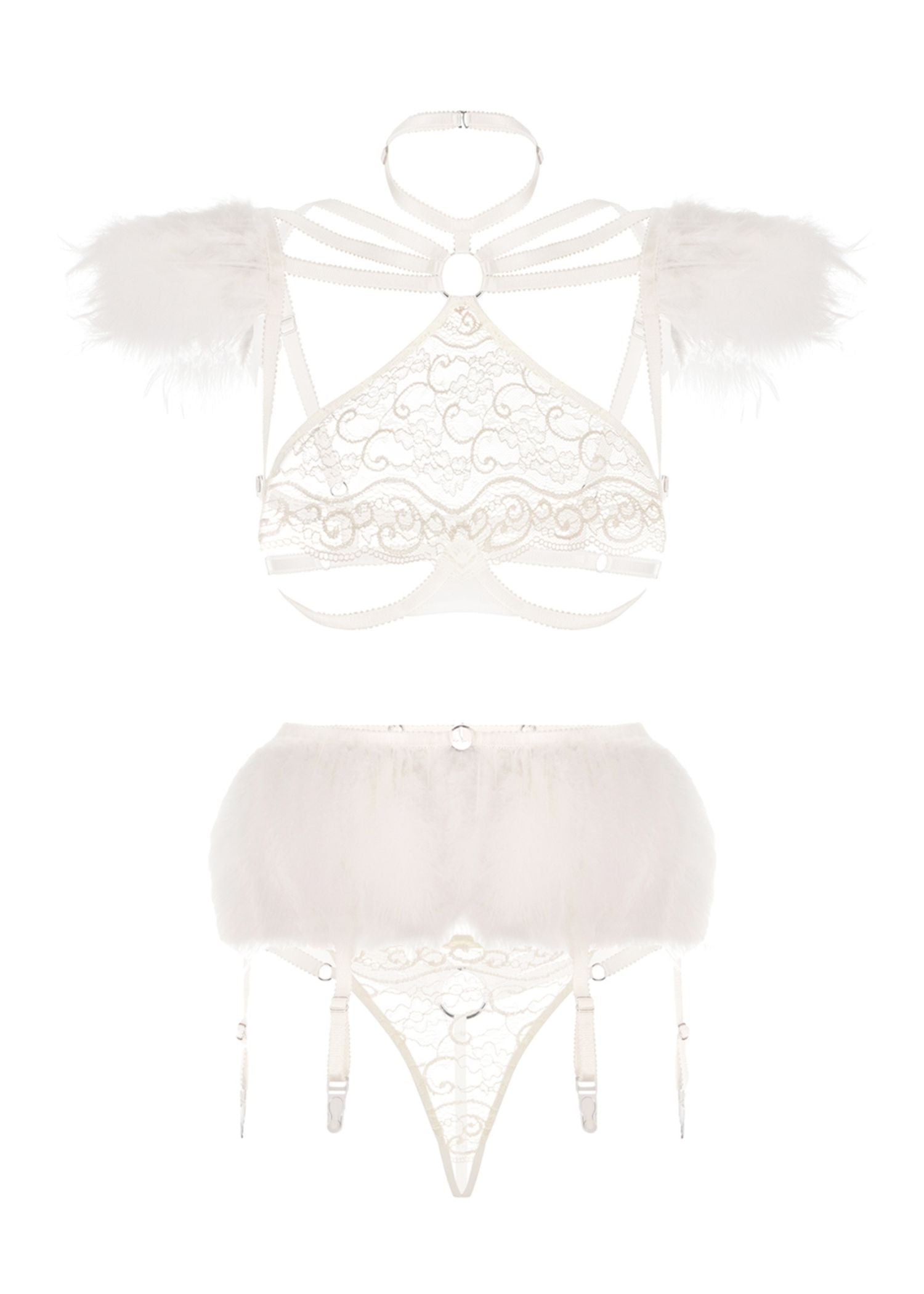 Baed Stories White Angel Role-Playing Set (White) | Avec Amour