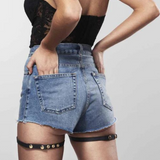 Bijoux Indiscrets Maze Shorts Garter (Black) | Avec Amour Lingerie