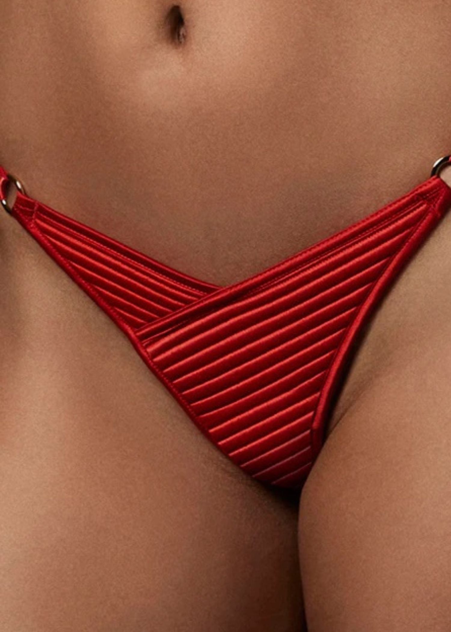 Bluebella Allegra Ouvert Brief (Red) | Avec Amour Lingerie