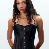Bluebella Ana Corset (Black) | Avec Amour Lingerie
