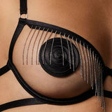 Bluebella Antoinette Open Wired Bra (Black/Silver) | Avec Amour