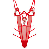 Bluebella Brigitte Wired Body (Red) | Avec Amour Lingerie