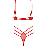 Bluebella Brigitte Wired Body (Red) | Avec Amour Lingerie