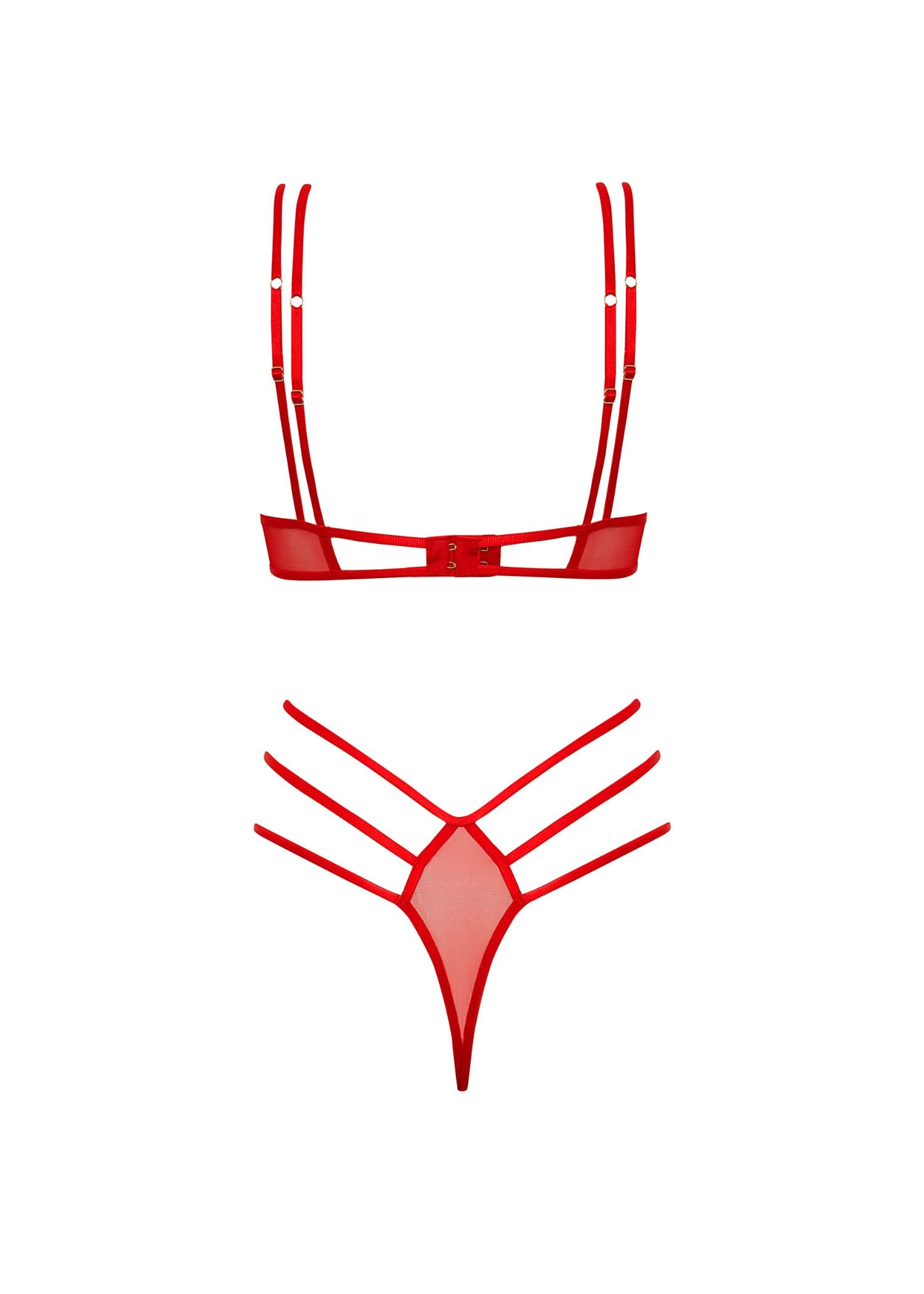 Bluebella Brigitte Wired Body (Red) | Avec Amour Lingerie