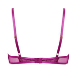 Bluebella Catalina Wired Bra (Bright Violet / Sheer) | Avec Amour Lingerie