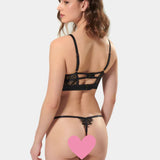Bluebella Eleanora Thong (Black) | Avec Amour Sexy Lingerie