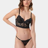 Bluebella Eleanora Wired Bustier (Black) | Avec Amour Sexy Lingerie