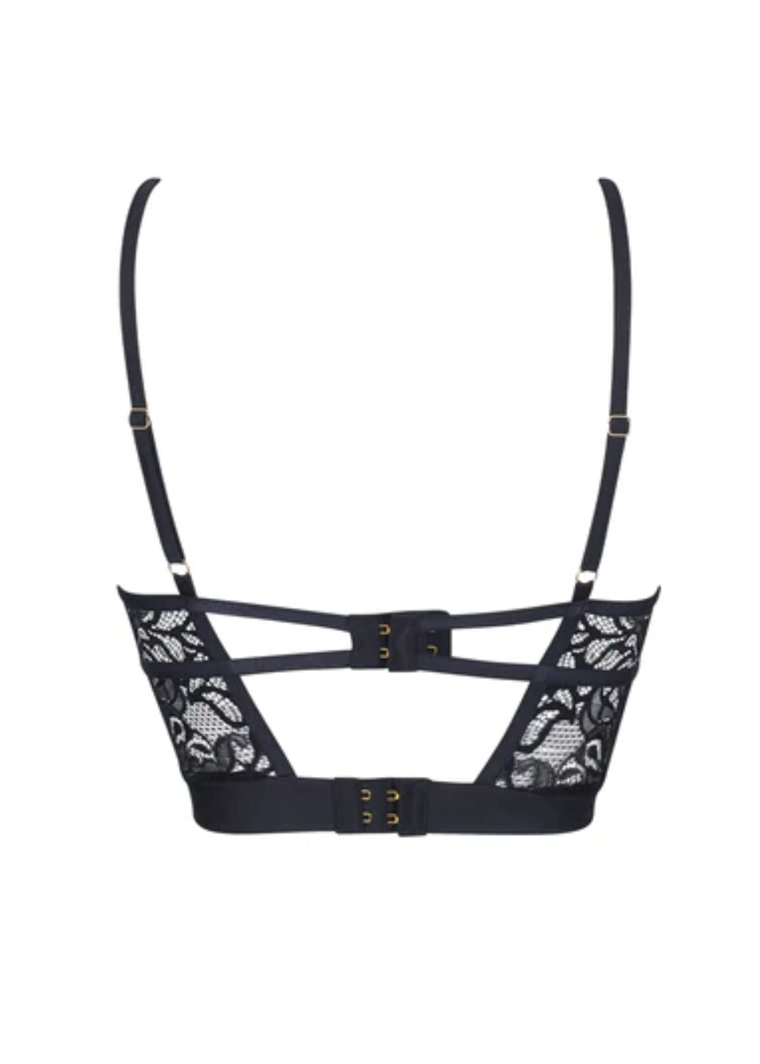 Bluebella Eleanora Wired Bustier (Black) | Avec Amour Sexy Lingerie