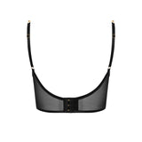 Bluebella Emery Soft Bustier (Black/Gold) | Avec Amour Lingerie