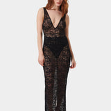 Bluebella Fallon Long Skirt (Black) | Avec Amour Lingerie