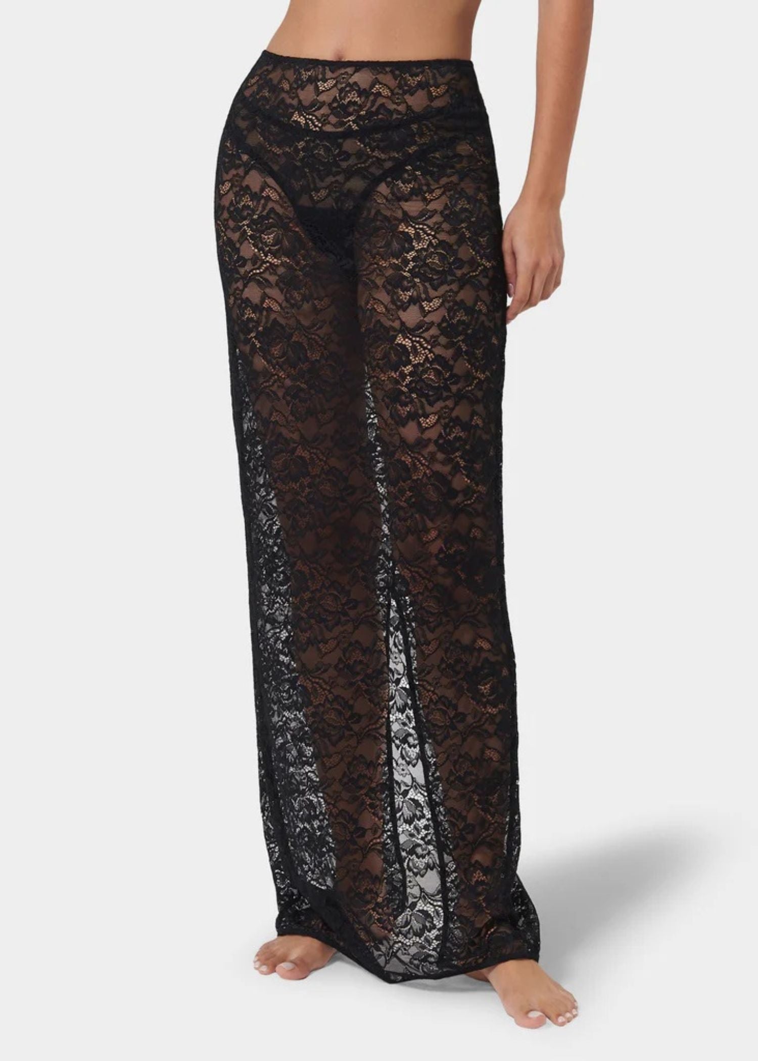 Bluebella Fallon Long Skirt (Black) | Avec Amour Lingerie