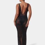 Bluebella Fallon Long Skirt (Black) | Avec Amour Lingerie