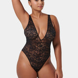 Bluebella Fallon Soft Bodysuit (Black) | Avec Amour Lingerie