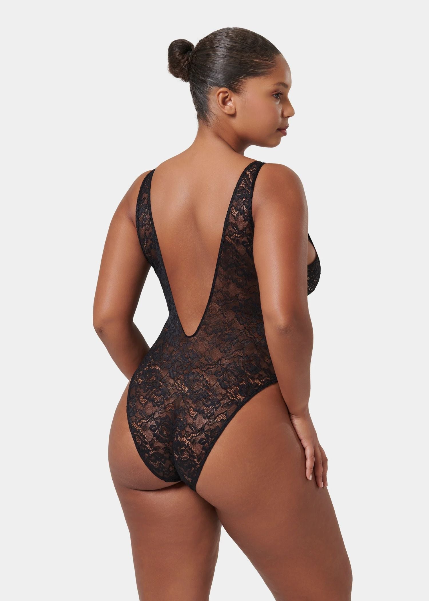 Bluebella Fallon Soft Bodysuit (Black) | Avec Amour Lingerie