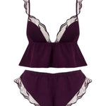 Bluebella Marabel Cami & Short (Cherry Red) | Avec Amour Lingerie