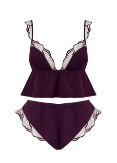 Bluebella Marabel Cami & Short (Cherry Red) | Avec Amour Lingerie