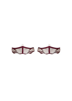 Bluebella Marabel Detachable Thigh Garter (Cherry Red) | Avec Amour Lingerie