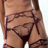 Bluebella Marabel Detachable Thigh Garter (Cherry Red) | Avec Amour Lingerie