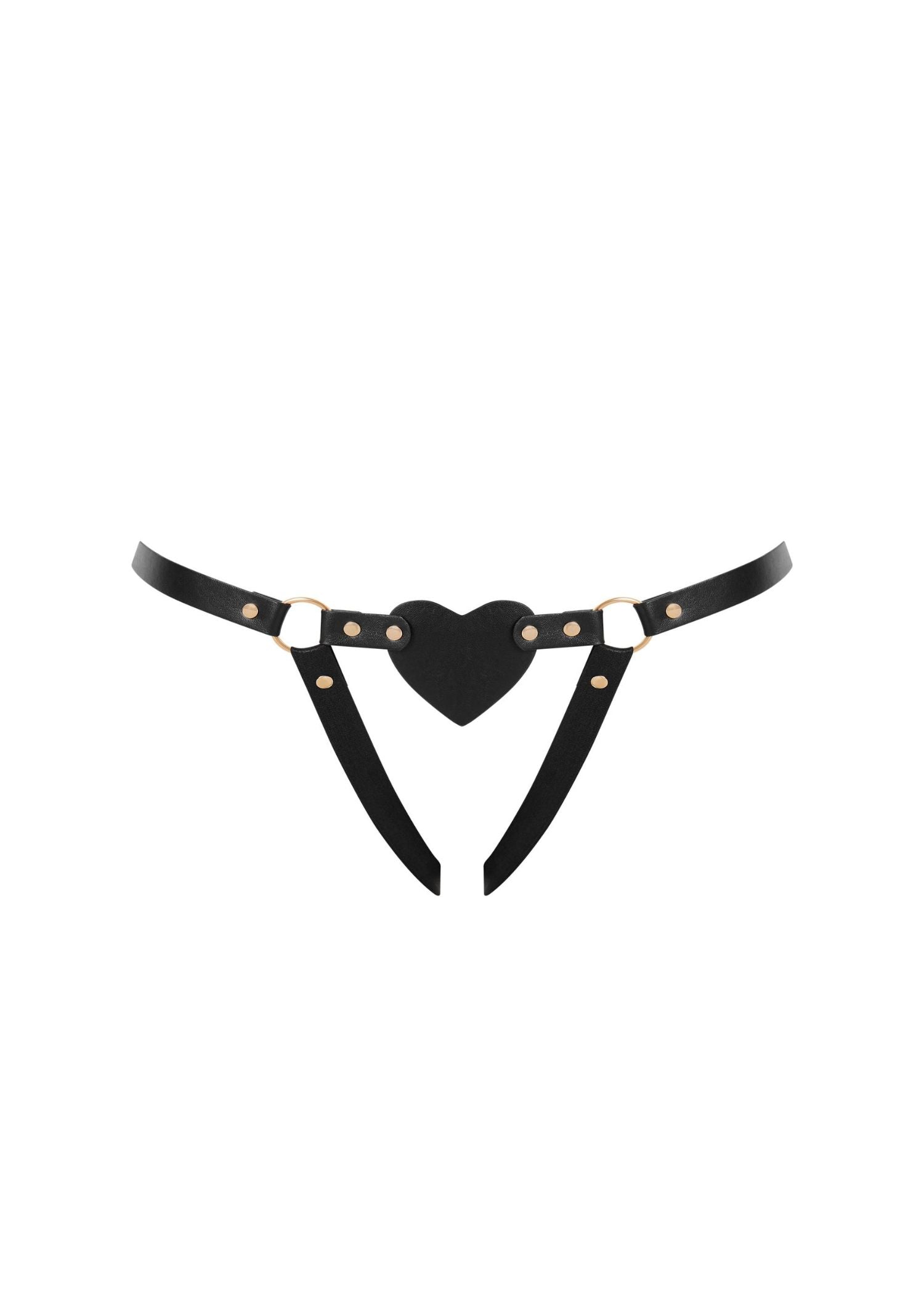 Bluebella Salome Open Panty (Black) | Avec Amour Lingerie