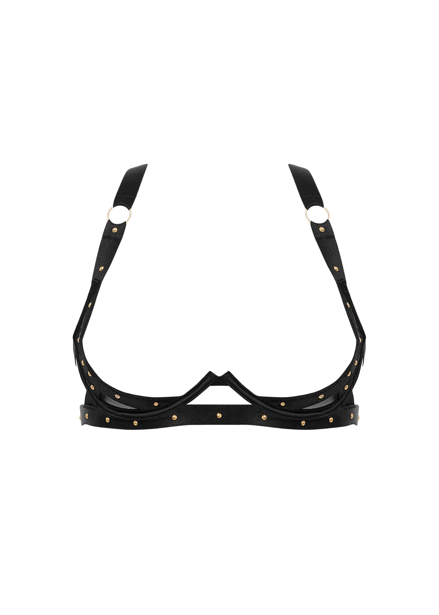 Bluebella Sana Open Wired Bra (Black) | Avec Amour Lingerie