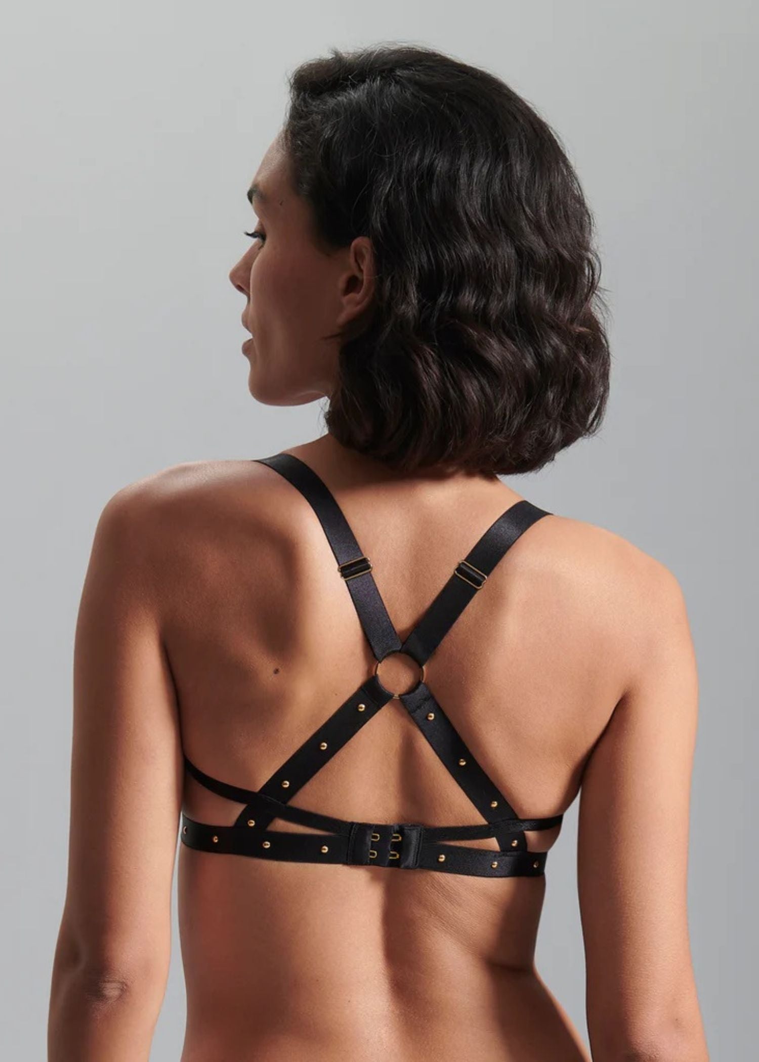 Bluebella Sana Open Wired Bra (Black) | Avec Amour Lingerie