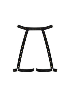 Bluebella Sana Thigh Harness (Black) | Avec Amour Lingerie