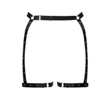 Bluebella Sana Thigh Harness (Black) | Avec Amour Lingerie
