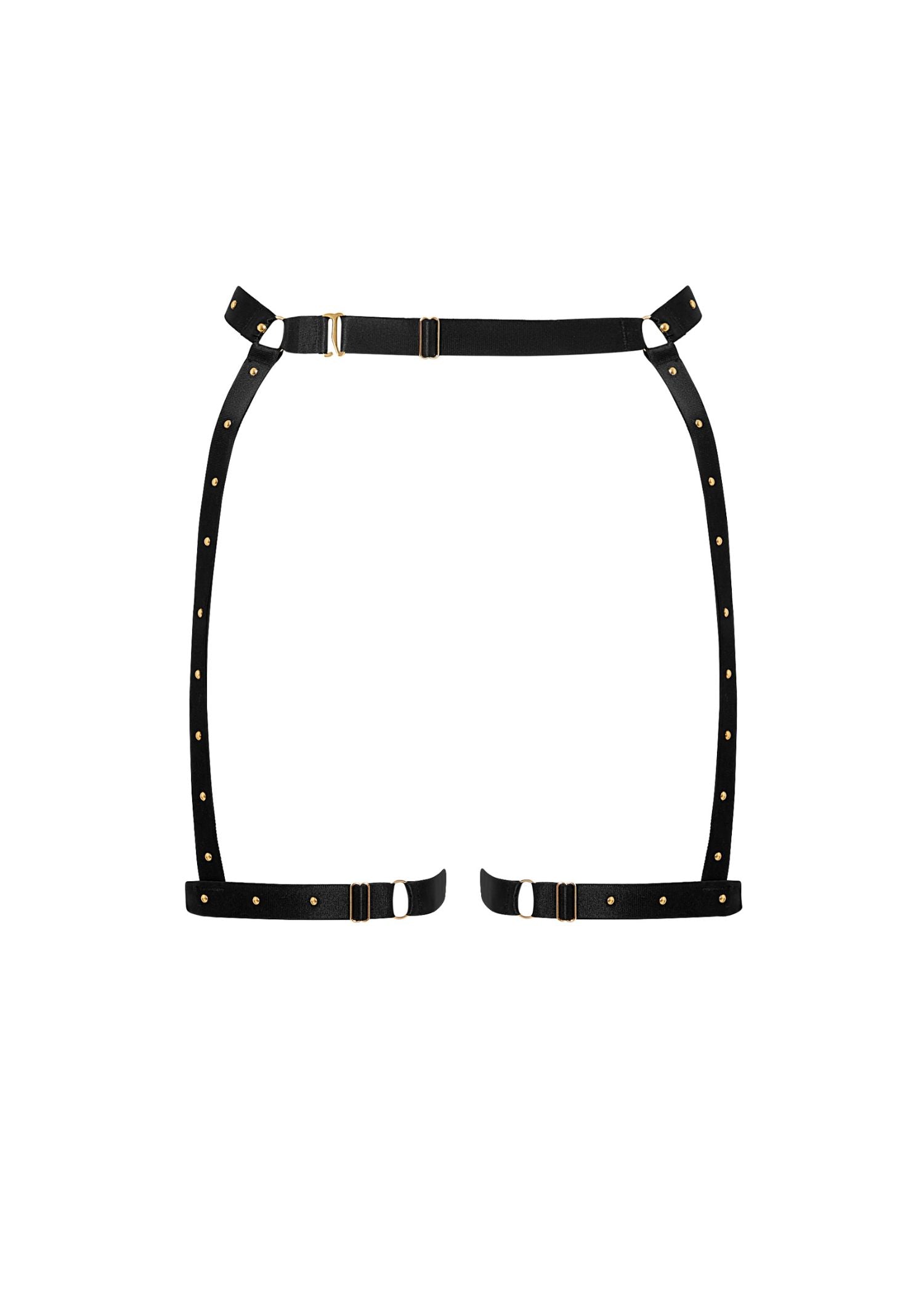 Bluebella Sana Thigh Harness (Black) | Avec Amour Lingerie
