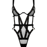 Bluebella Sana Wired Bodysuit (Black) | Avec Amour Lingerie