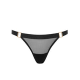 Bluebella Trinity Thong (Black) | Avec Amour Lingerie