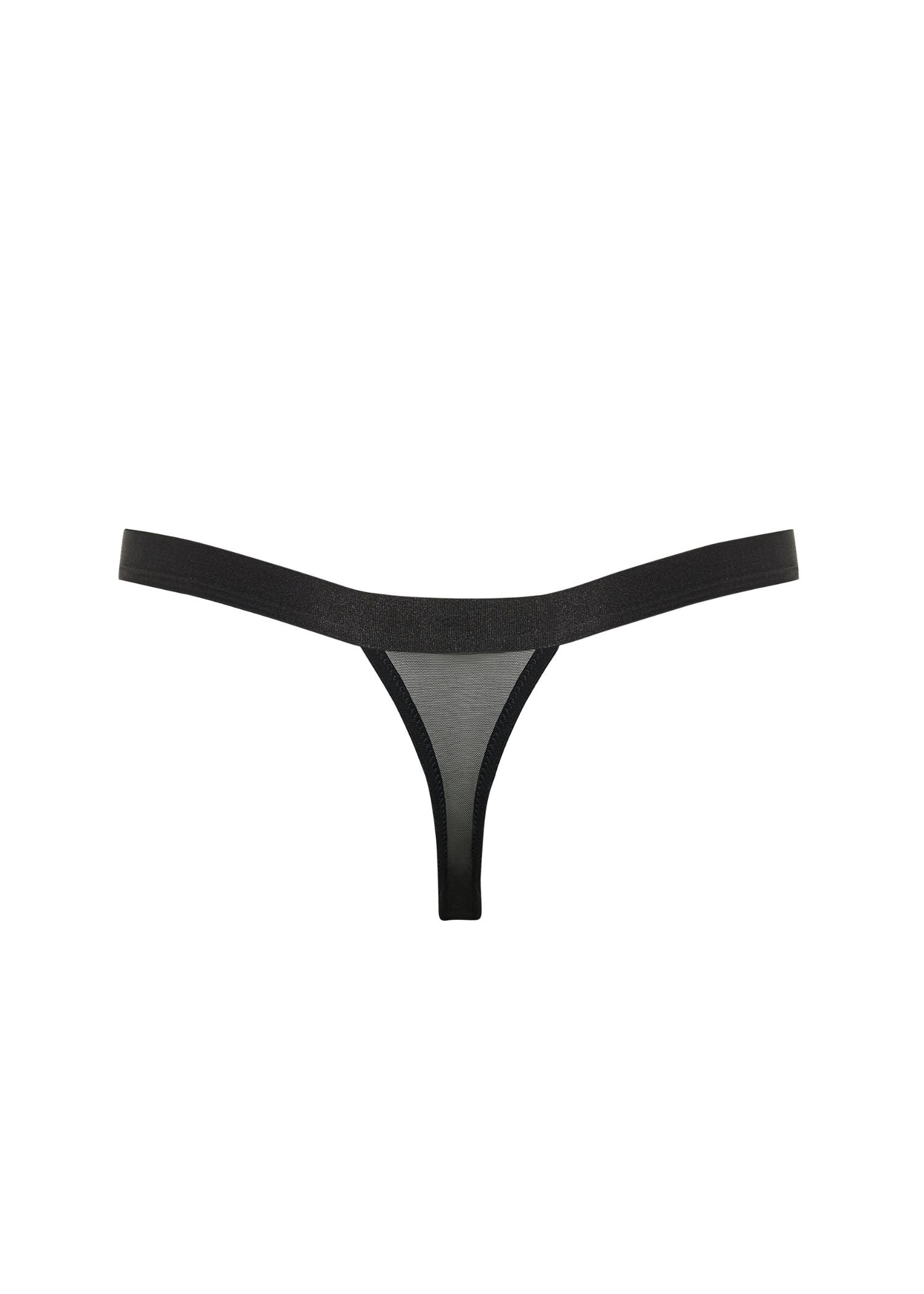 Bluebella Trinity Thong (Black) | Avec Amour Lingerie